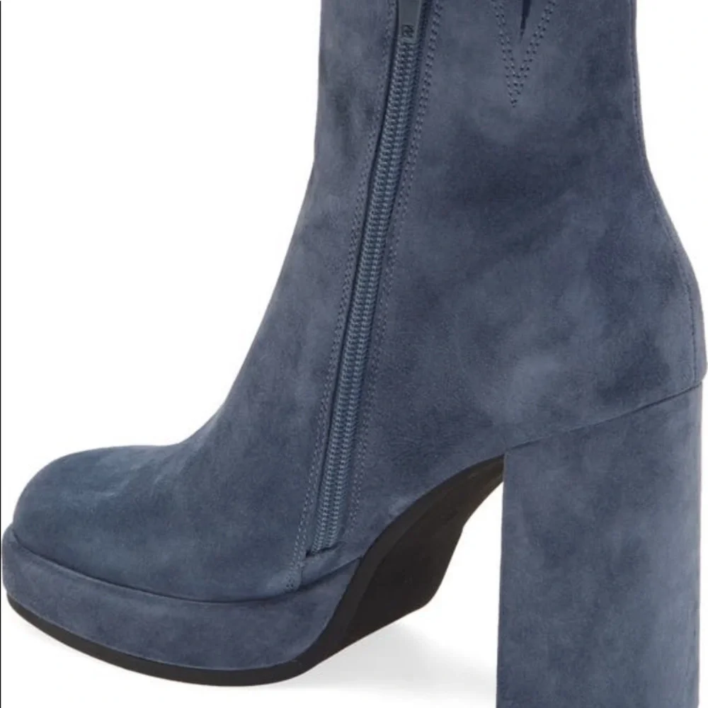 SALE FINAL JEFFREY CAMPBELL FOR FP RETRO SPACE SUEDE BOOTIE - Picture 6 of 6